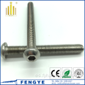 cabezal de botón de acero inoxidable Allen Bolt